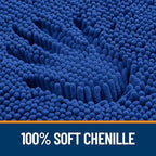 OLANLY Large Bathroom Rugs 59x35, Extra Soft Absorbent Chenille Bath Rugs - Image 3