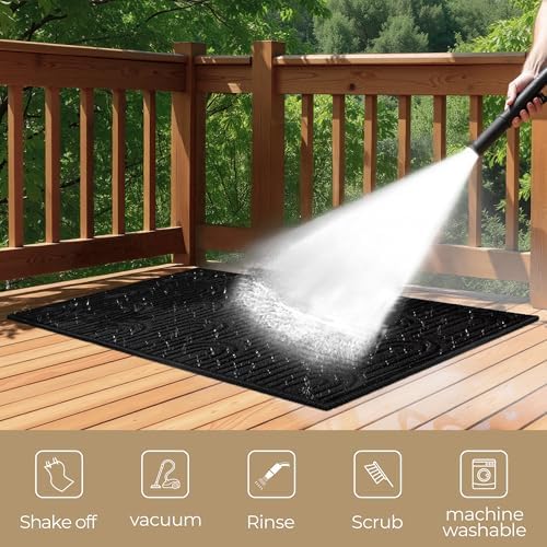 GRANNY SAYS Indoor Outdoor Large Doormat 36x60 Non-Slip Washable Entry Mat - Image 5