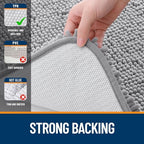 OLANLY Bathroom Rugs 36x24, Extra Soft Absorbent Chenille Bath Rugs - Image 6