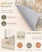 OLANLY 10x14 Washable Area Rug, Soft Non Slip Carpet for Living Room - Image 7