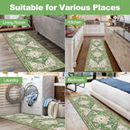 Yamaziot Washable Runner Rug, 2x6 Non-Slip Boho Vintage Hallway Kitchen Rug - Image 6
