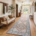 Lofus 2'6" x 12' Hallway Kitchen Washable Runner Rug, Long Carpet Brown by Lofus