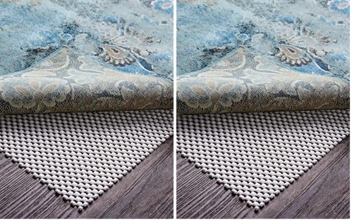Veken Rug Gripper Pad for Hardwood Floors, Non Slip 2x4 Ft Rug Pads for Area Rugs, Thick Rug Grippers for Tile Floors, Under Carpet Anti Skid Mat, Keep Your Rugs Safe and in Place (Pack of 2) by Veken