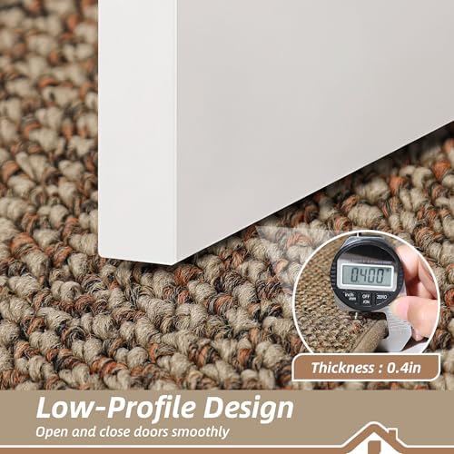 BEQHAUSE Dirt Trapper Door Mat 48" x 72", Non-Slip Washable Doormats, Beige - Image 4