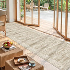 2x10 Runner Rug Non Slip,Washable Hallway Runner Rug,Brown - Image 4