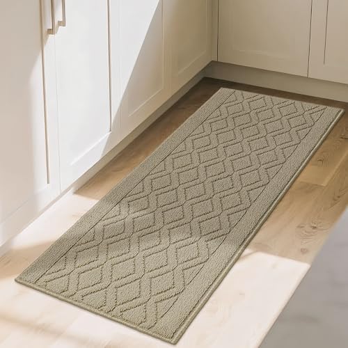 COSY HOMEER Kitchen Rugs and Mats 20"x48" Non Slip Kitchen Mats for Floor by COSYHOMEER