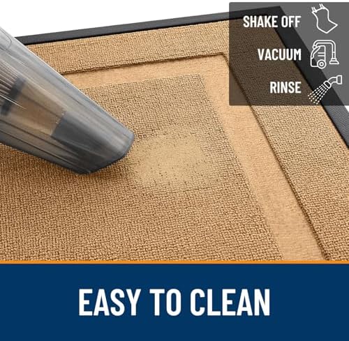 OLANLY Front Door Mat Outside 71x47, All-Season Heavy-Duty Rubber Doormat - Image 5