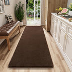 AROGAN 2x6 Runner Rug for Hallway, Long Runner Rugs Non Slip, Coffee by AROGANAREARUG