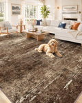 OLANLY 8x10 Washable Area Rug, Soft Non Slip Carpet for Bedroom Living Room by OLANLY