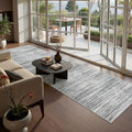 2x10 Runner Rug Non Slip,Washable Hallway Runner Rug,Grey by Restydon