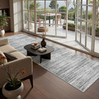 2x10 Runner Rug Non Slip,Washable Hallway Runner Rug,Grey by Restydon