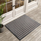 ubdyo Extra Durable Door Mat Outside Entrance (47" x 32", Bright Grey) by UBDYO