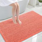OLANLY Large Bathroom Rugs 44x32, Extra Soft Absorbent Chenille Bath Rugs by OLANLY