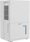 Amazon Basics Dehumidifier, 35-Pint, Energy Star Certified, for Basement, Bathroom and Other Rooms Up to 2500 SFT, with Timer, auto-defrost, Overflow Protection, White