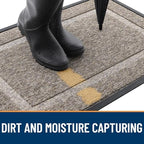 OLANLY Front Door Mat Outside 47x23, All-Season Heavy-Duty Rubber Doormat - Image 4