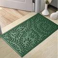 HIYARD Front Door Mat, Absorbent Dirt Trapping Welcome Door Mat Indoor Outdoor, Non Slip Entry Mat, Indoor Outdoor Door Mats, Fade Resistant, Low Profile Doormat for Entryway, 36×24, Green by HIYARD