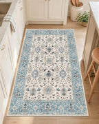 OLANLY 2x4 Washable Accent Rug Non Slip Carpet for Entryway Kitchen Bedside by OLANLY