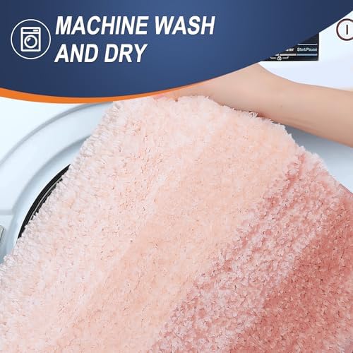 OLANLY Bathroom Runner Rug 47x24, Extra Soft Absorbent Microfiber Bath Rugs - Image 6