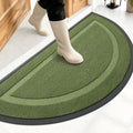 OLANLY Half Circle Front Door Mat Outside 47x23 All-Season Rubber Doormat by OLANLY