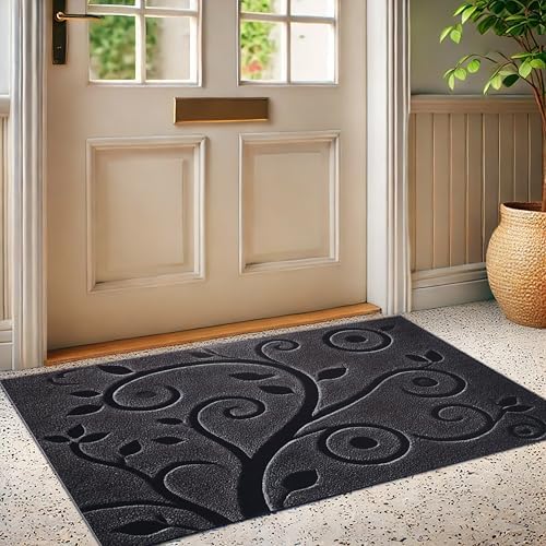 Outdoor Rug Door Mat,Welcome Mat Outdoor,Non-Slip Door Mat Outside Entrance,Nice Front Door Mat,Stylish Welcome Mat, Entryway Rug,19”x31” (9.Tree) - Image 5