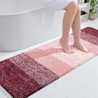 OLANLY Bathroom Runner Rug 59x20, Extra Soft Absorbent Microfiber Bath Rugs by OLANLY