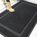 OLANLY Front Door Mat Outside 47x32, All-Season Heavy-Duty Rubber Doormat by OLANLY