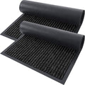 OLANLY 2-Pack Front Door Mats 29.5x17, Waterproof Heavy-Duty Doormats by OLANLY