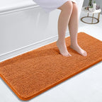 OLANLY Bathroom Runner Rugs 47x20, Extra Soft Absorbent Chenille Bath Rugs by OLANLY