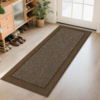 BEQHAUSE Indoor Door Mat 24" x 60", Dirt Trapper Door Mats, Brown by BEQHAUSE