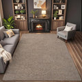 AROGAN 7x10 Area Rugs for Living Room Non Slip Dorm Bedroom Rug, Brown by AROGANAREARUG