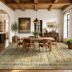 Lofus 8x10 Area Rug for Living Room, Non-Slip Washable Carpet,Brown - Image 3