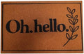 Outdoor Rug Door Mat, Welcome Mat, Non-Slip Entrance Mat, Stylish Front Door Mat, Entryway Rug, 19"x31" (2. Hello) by COMCONHMY