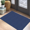 EARTHALL Washable Entryway Rug, Non Slip Doormat, 2x3 Ft, Heathered Blue by Unknown