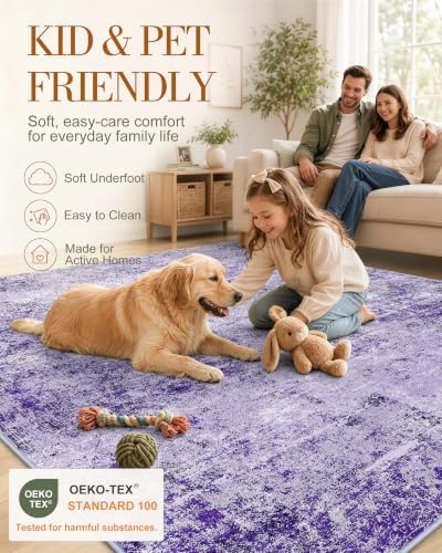 OLANLY 2x3 Washable Small Rug Non Slip Indoor Door Mat for Entryway Bedside - Image 5