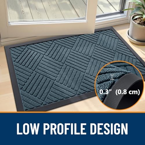 OLANLY Front Door Mat Outside Entrance 47x32, Waterproof Heavy-Duty Doormat - Image 5