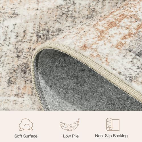 2x4 Area Rugs for Entryway Bathroom, Abstract Kitchen Mats for Floor,Gold - Image 7