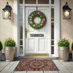 Outdoor Rug Door Mat, Welcome Mat, Non-Slip, 19'x31' (11.Pattern) - Image 2