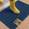 GORILLA GRIP® HydroABSORB Door Mat for Indoor Outdoor Use, 35x23 Blue by GorillaGrip