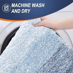 OLANLY Large Bathroom Rugs 59x35, Extra Soft Absorbent Microfiber Bath Rugs - Image 5