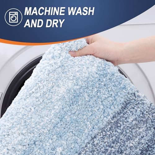 OLANLY Large Bathroom Rugs 40x32, Extra Soft Absorbent Microfiber Bath Rugs - Image 5