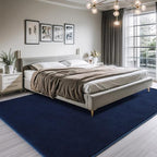 AROGAN 4x6 Area Rugs for Living Room Non Slip Dorm Bedroom Rug, Navy Blue - Image 6