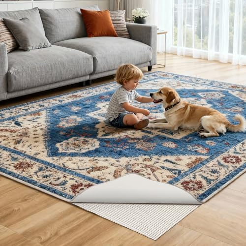 Songrey Non-Slip Rug Pad 5x7 FT, White - Image 7