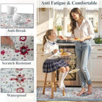 Collive Boho Anti Fatigue Mats for Kitchen Floor 2PCS, 17.3"x29"+17.3"x47" - Image 6