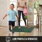 HIYARD Front Door Mat, Absorbent Dirt Trapping Welcome Door Mat Indoor Outdoor, Non Slip Entry Mat, Indoor Outdoor Door Mats, Fade Resistant, Low Profile Doormat for Entryway, 36×24, Green - Image 5
