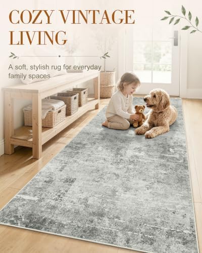 OLANLY 3x6 Washable Runner Rug, Soft Non Slip Carpet for Hallway Kitchen - Image 3