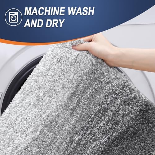 OLANLY Bathroom Runner Rug 70x20, Extra Soft Absorbent Microfiber Bath Rugs - Image 6