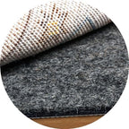 BAGAIL Felt and Natural Rubber Backing Rug Pads 1/4” Thick, Round 4 Ft Non Slip Carpet Gripper Keep Rugs in Place, Under Area Rug Protective Cushioned Pads, Carpet Runners, Hardwood Floors Protection by BAGAILBASICS
