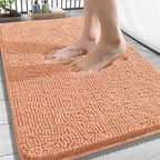 OLANLY Bathroom Rugs 34x21, Extra Soft Absorbent Chenille Bath Rugs by OLANLY
