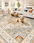 OLANLY 6x9 Washable Area Rug, Soft Non Slip Carpet for Bedroom Living Room by OLANLY
