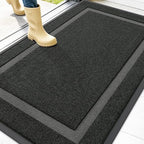 OLANLY Front Door Mat Outside 47x30, All-Season Heavy-Duty Rubber Doormat by OLANLY